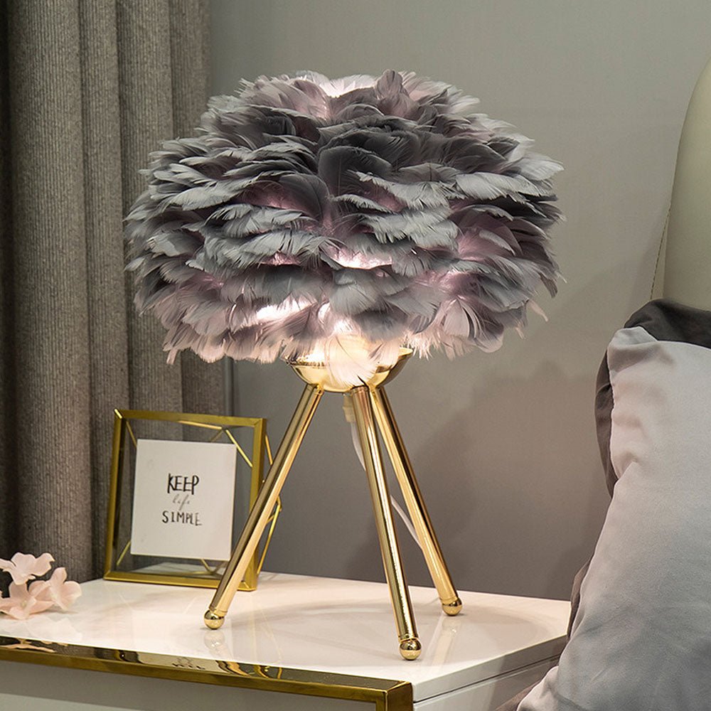 Creative Feather Table Lamp