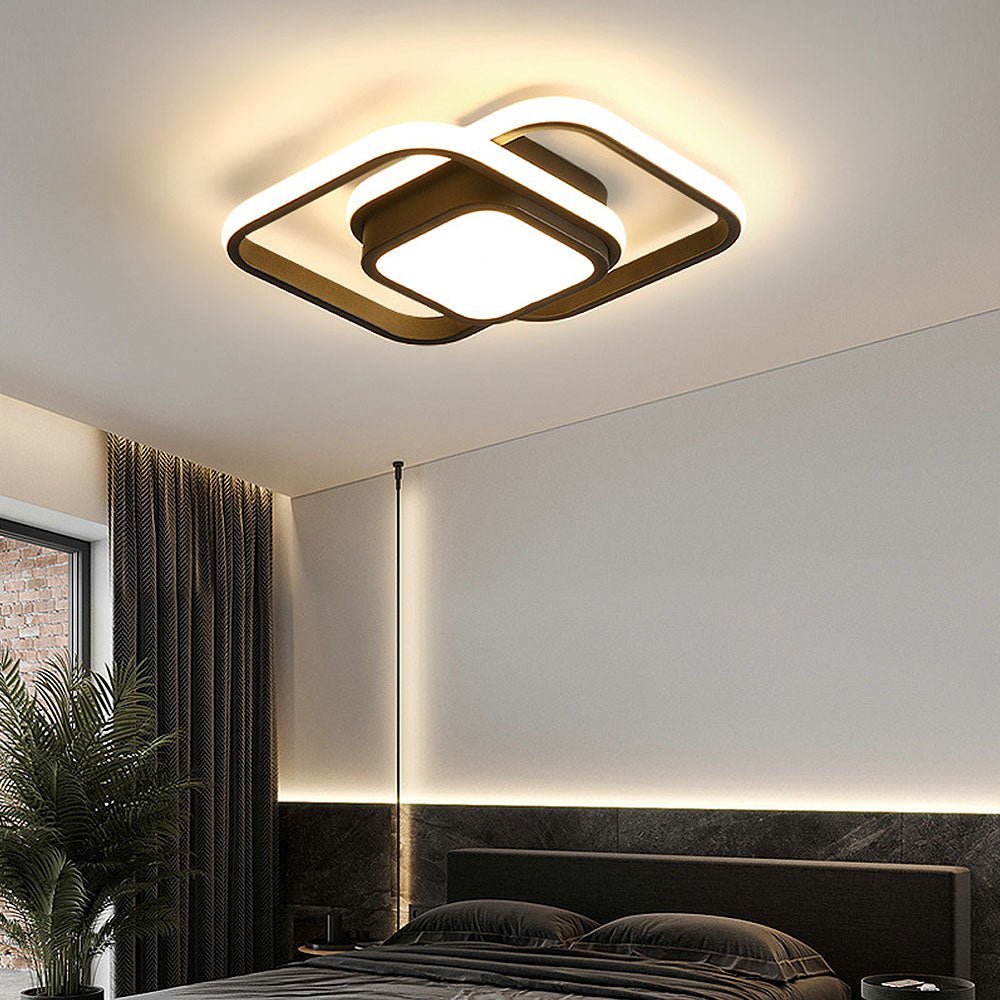 Variant image for Minimalist Double Ring LED Ceiling Lamp | Flush Mount Ceiling Light | Ceiling Light Fixture | LED Ceiling Lights | Ceiling Lights – Emeglin-4