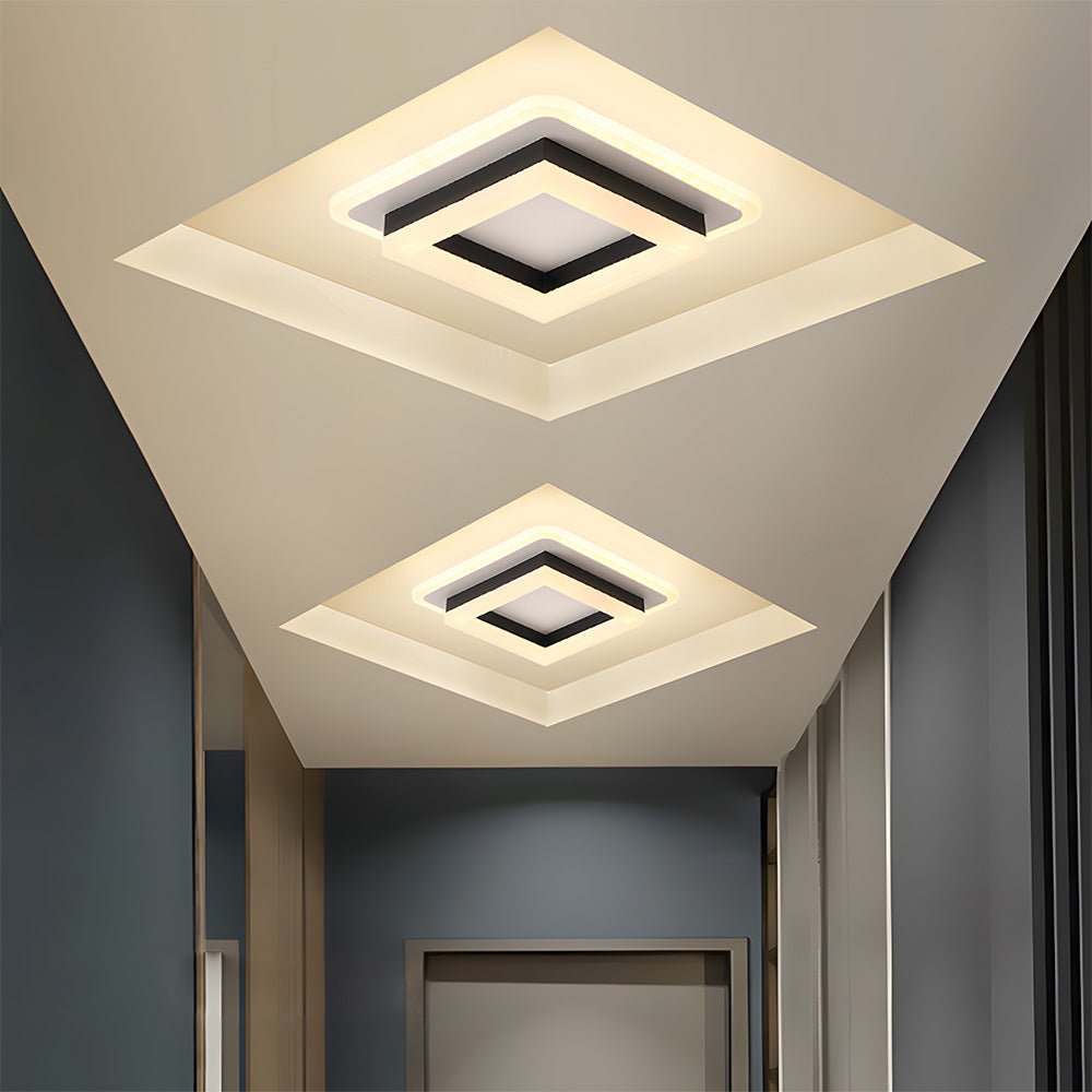 Square Hallway LED Ceiling Light