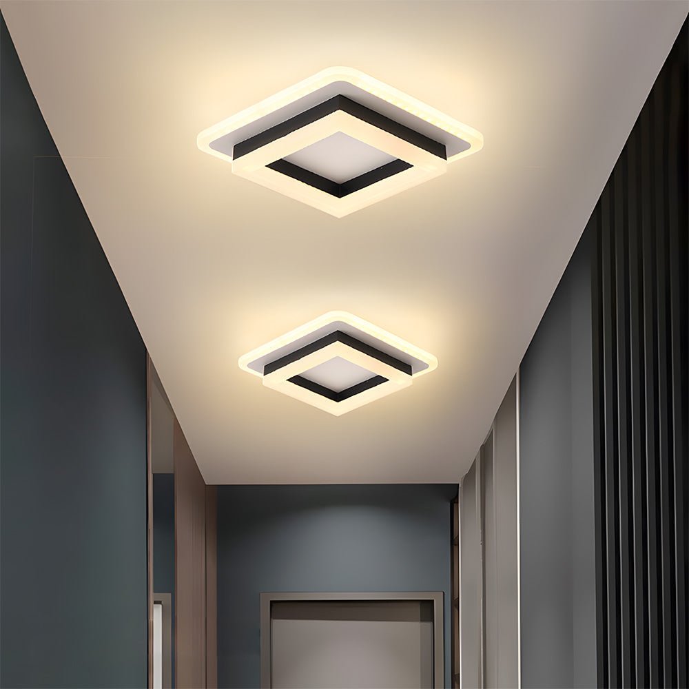 Square Hallway LED Ceiling Light