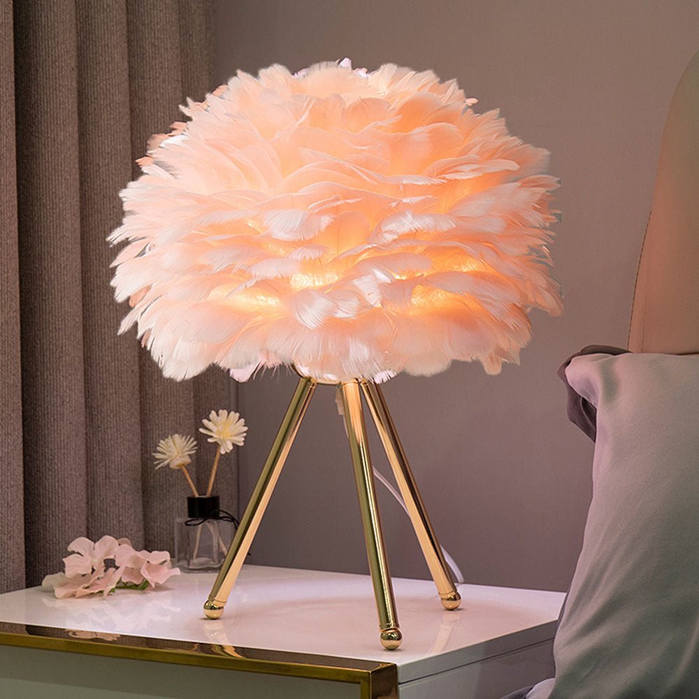 Creative Feather Table Lamp