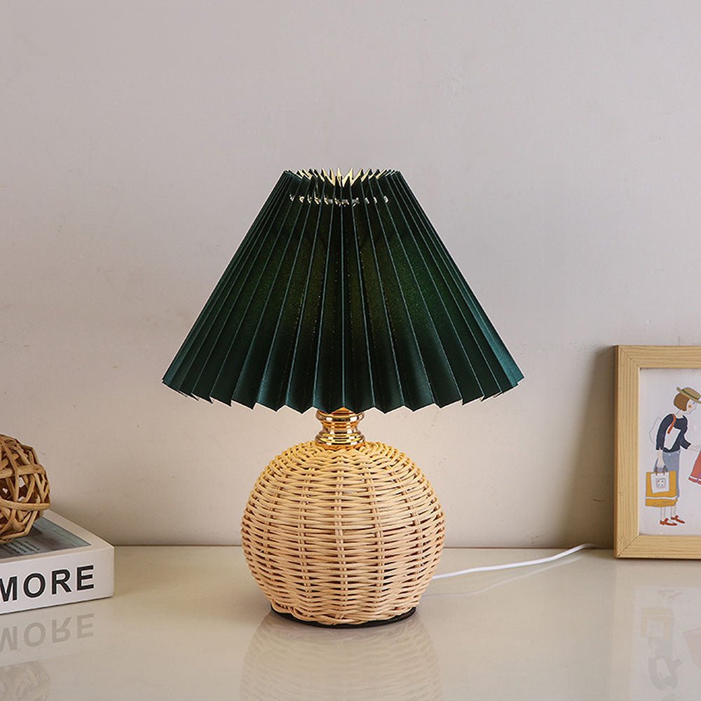 Variant image for Modern Simple Bamboo Weaving Table Lamp | Table Lamp | Bedside Lamps | Desk Lamp | Bedside Table Lamps | Table Lamps for Living Room – Emeglin-13