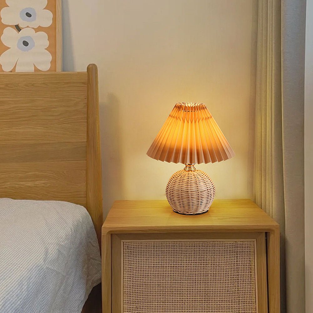 Variant image for Modern Simple Bamboo Weaving Table Lamp | Table Lamp | Bedside Lamps | Desk Lamp | Bedside Table Lamps | Table Lamps for Living Room – Emeglin-16