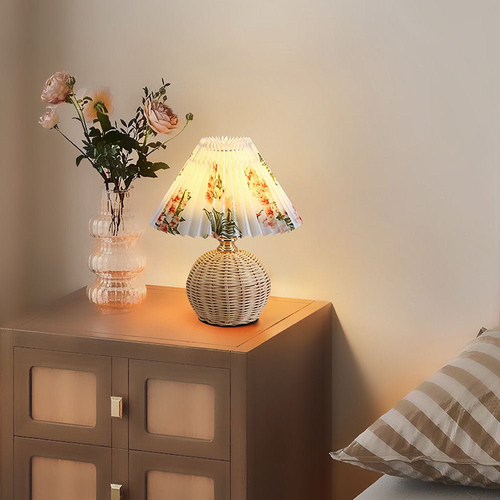 Variant image for Modern Simple Bamboo Weaving Table Lamp | Table Lamp | Bedside Lamps | Desk Lamp | Bedside Table Lamps | Table Lamps for Living Room – Emeglin-19