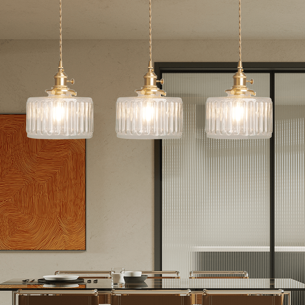 Variant image for Vintage Crystal Pendant Lamp | Pendant Lighting | Kitchen Pendant Lighting | Glass Pendant Lights | Hanging Lights – Emeglin-6