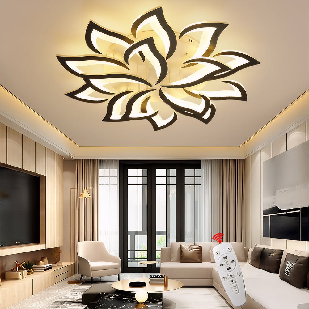 Variant image for Contemporary Flower Shape LED Ceiling Light | Ceiling Light | Flush Mount Ceiling Light | LED Ceiling Lights | Ceiling Light Fixture – Emeglin-11