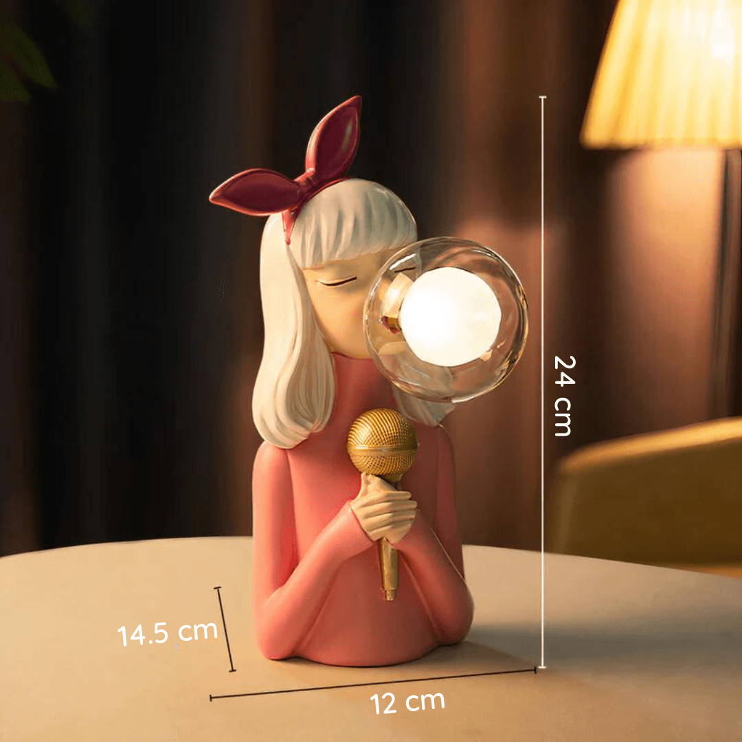 Variant image for Artisan Sisters Table Lamp | Table Lamps for Living Room | Bedside Lamps | Desk Lamp | Bedside Table Lamps | USB Powered – Emeglin-3