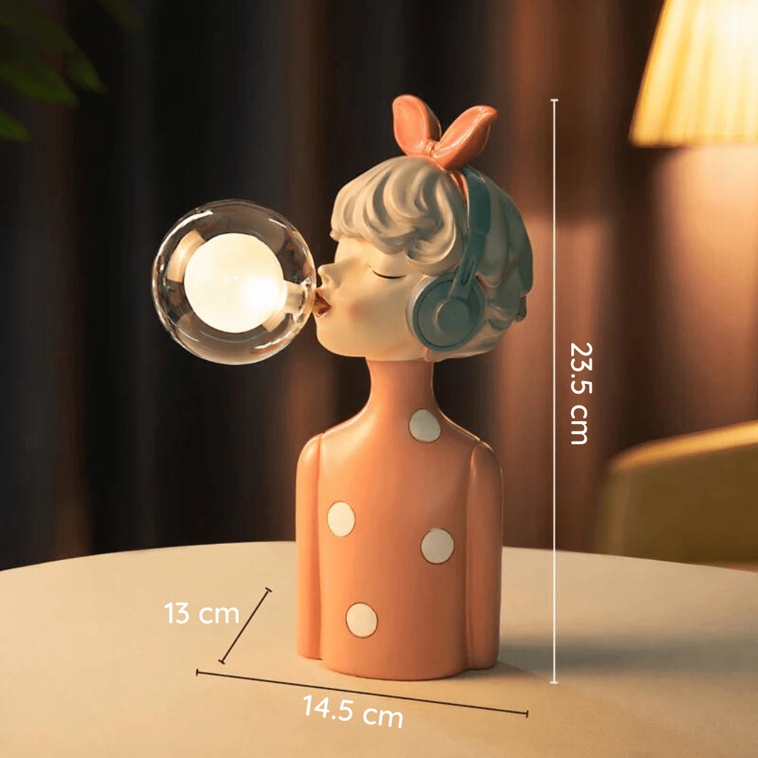 Variant image for Artisan Sisters Table Lamp | Table Lamps for Living Room | Bedside Lamps | Desk Lamp | Bedside Table Lamps | USB Powered – Emeglin-2