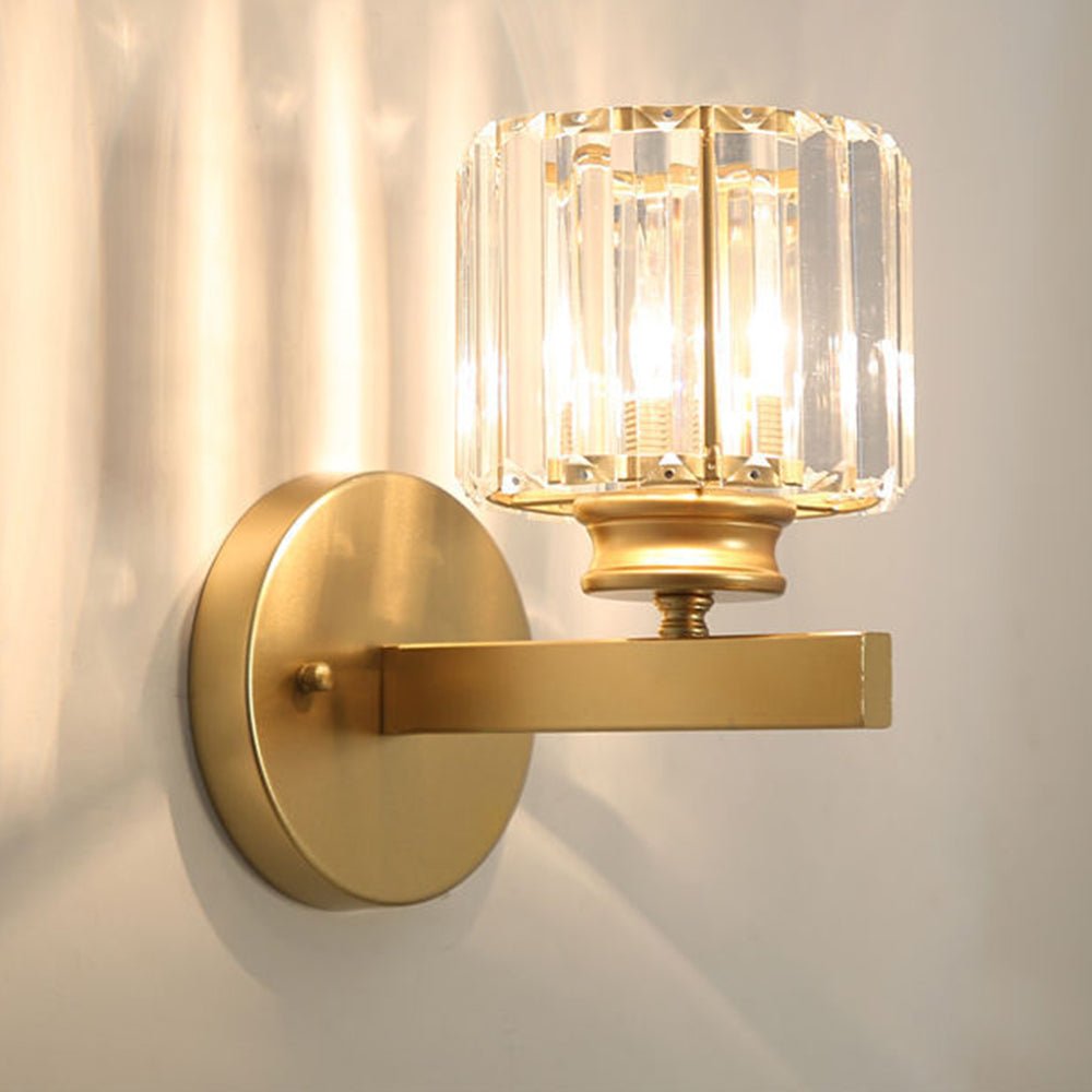 Variant image for Crystal Round and Square Wall Lights | Wall Sconces | Wall Lamp | Wall Light | Sconce Lighting | Elegant Home Decor – Emeglin-3