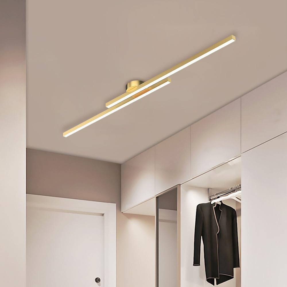 Variant image for Modern Aluminium Long Strip Semi Flush Mount LED Ceiling Light | Ceiling Light | Flush Mount Ceiling Light | LED Ceiling Lights | Ceiling Light Fixture | Indoor Lighting – Emeglin-26