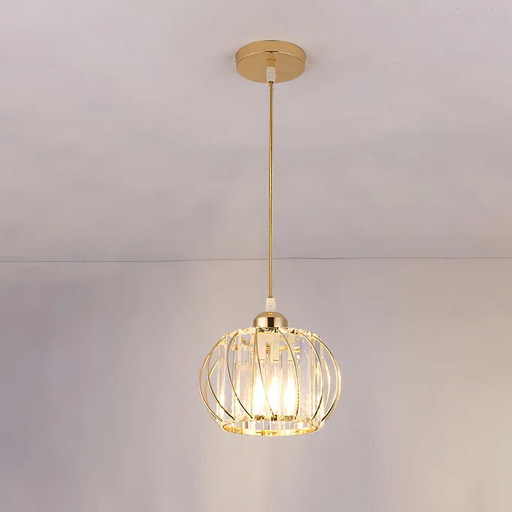 Variant image for Nordic Simple Globular Glass Pendant Light | Pendant | Kitchen Pendant Lighting | Ceiling Light Fixture | Glass Pendant Lights | E27 Bulb Base – Emeglin-2