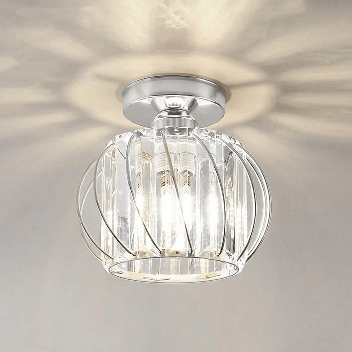 Variant image for Nordic Simple Globular Glass Pendant Light | Pendant | Kitchen Pendant Lighting | Ceiling Light Fixture | Glass Pendant Lights | E27 Bulb Base – Emeglin-6