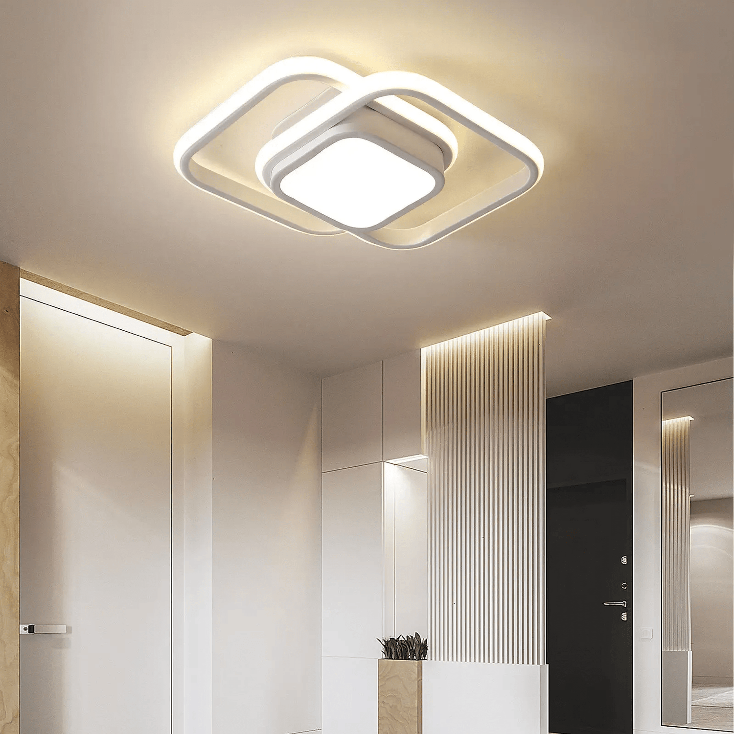 Variant image for Minimalist Double Ring LED Ceiling Lamp | Flush Mount Ceiling Light | Ceiling Light Fixture | LED Ceiling Lights | Ceiling Lights – Emeglin-13