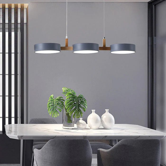 Variant image for Contemporary Metal Cylinder Pendant Light | Black Pendant Light | Kitchen Pendant Lighting | Hanging Lights | Pendant – Emeglin-11