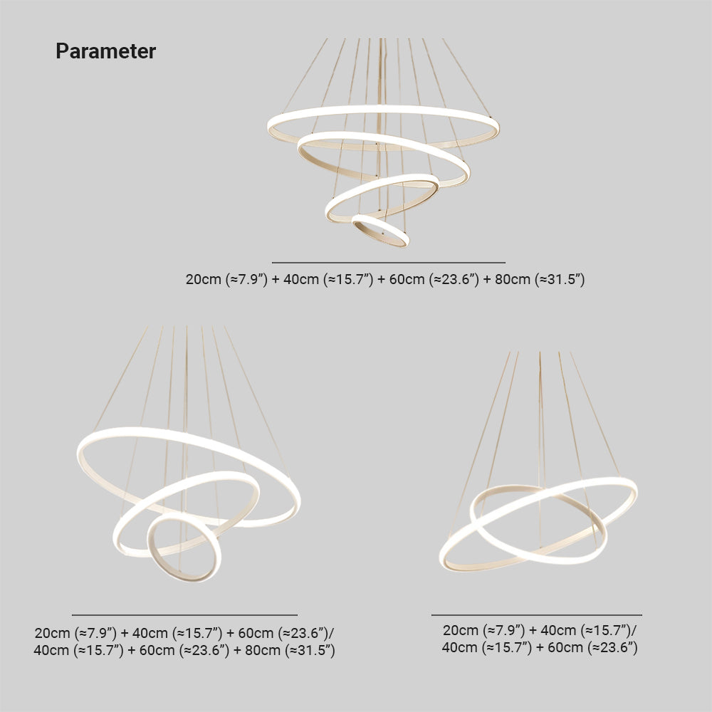 Arisha Modern Ring Pendant Light