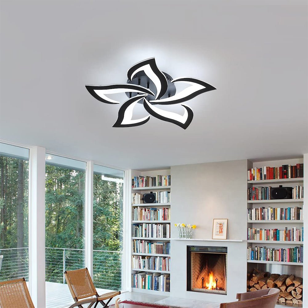 Contemporary Flower Shape LED Ceiling Light