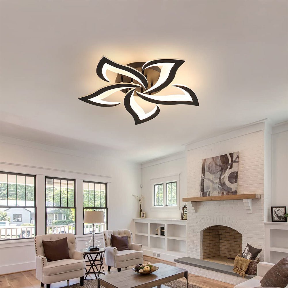 Variant image for Contemporary Flower Shape LED Ceiling Light | Ceiling Light | Flush Mount Ceiling Light | LED Ceiling Lights | Ceiling Light Fixture – Emeglin-8