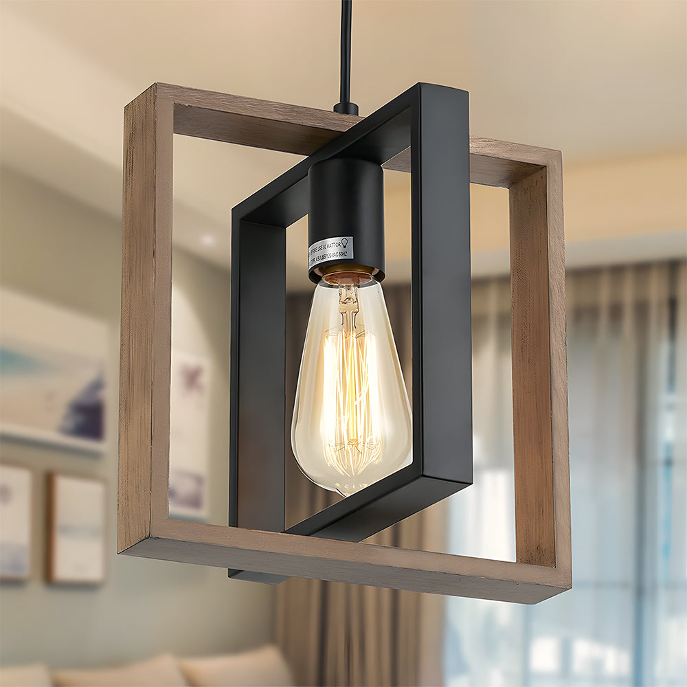 Black Pendant Light