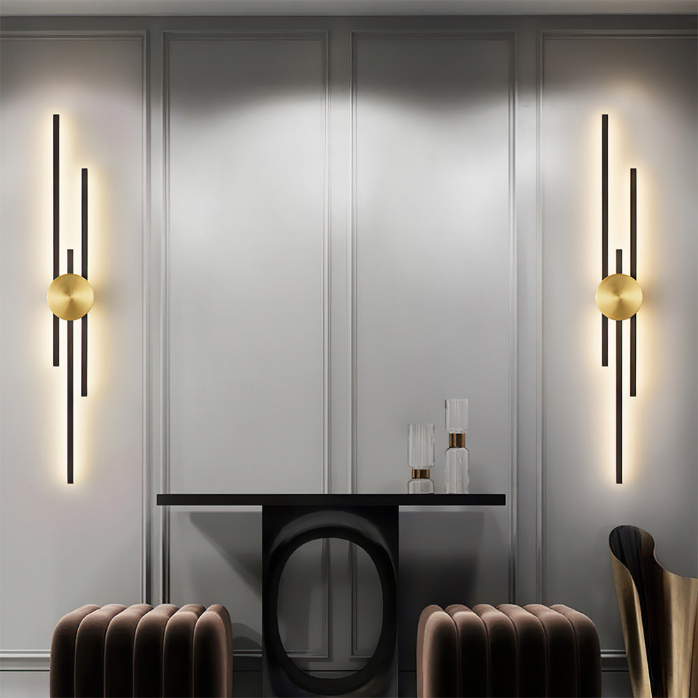Contemporary Iron LED Wall Light