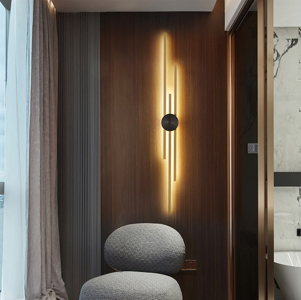 Contemporary Iron LED Wall Light