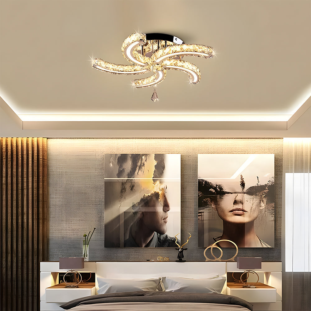 Crystal LED Ceiling Light