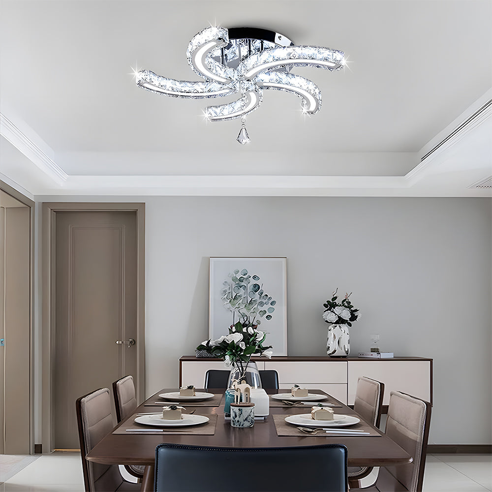 Crystal LED Ceiling Light