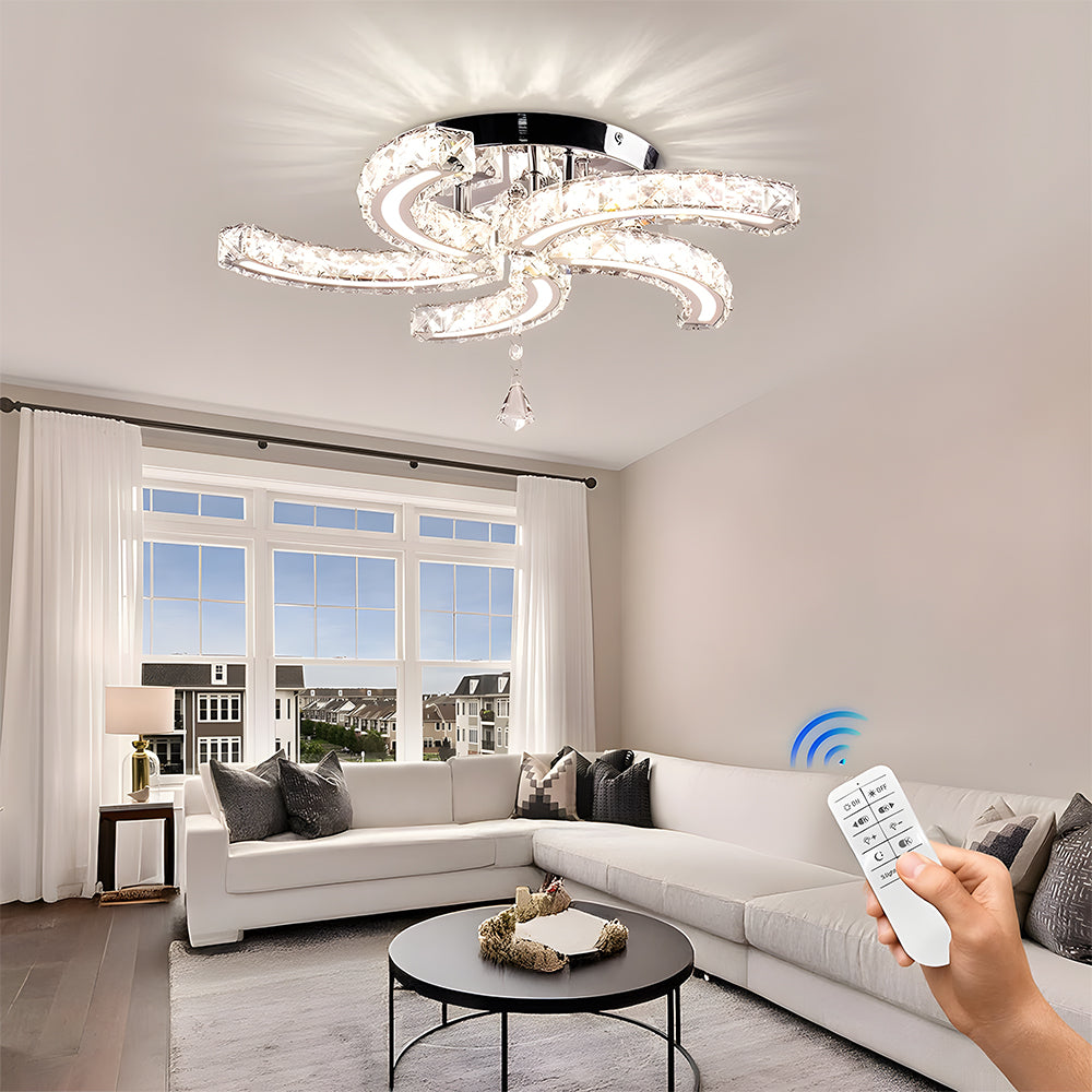 Crystal LED Ceiling Light