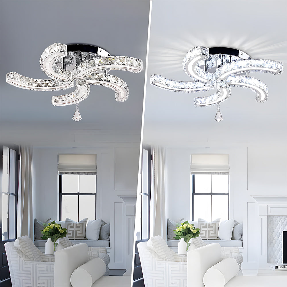 Crystal LED Ceiling Light