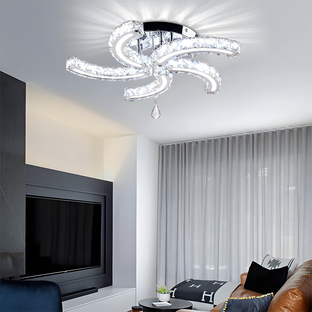 Crystal LED Ceiling Light