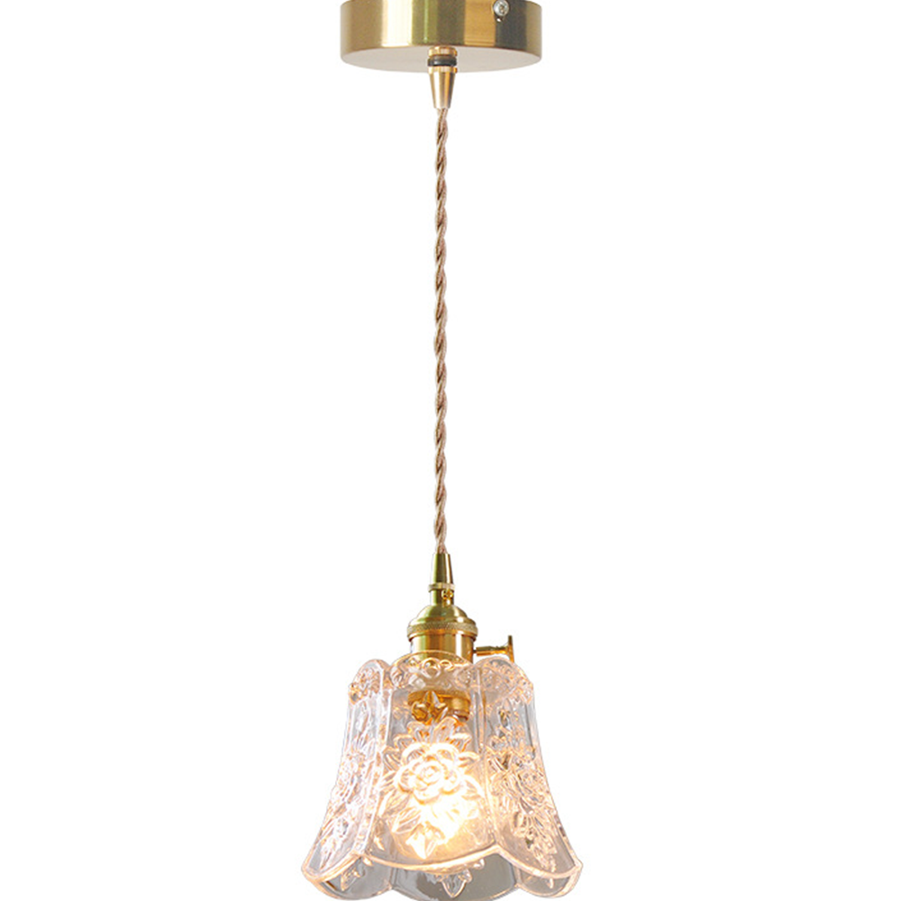 Flower Glass Pendant Light