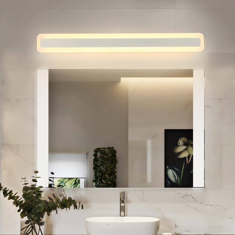 Gold Metal Long Mirror Wall Light