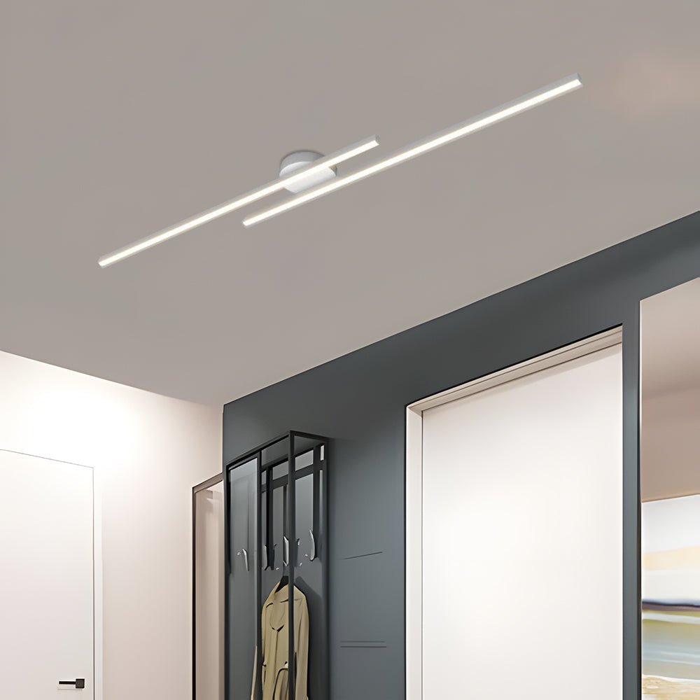 Variant image for Modern Aluminium Long Strip Semi Flush Mount LED Ceiling Light | Ceiling Light | Flush Mount Ceiling Light | LED Ceiling Lights | Ceiling Light Fixture | Indoor Lighting – Emeglin-13