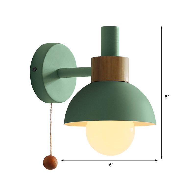 Macaron Domed Sconce Light Fixture