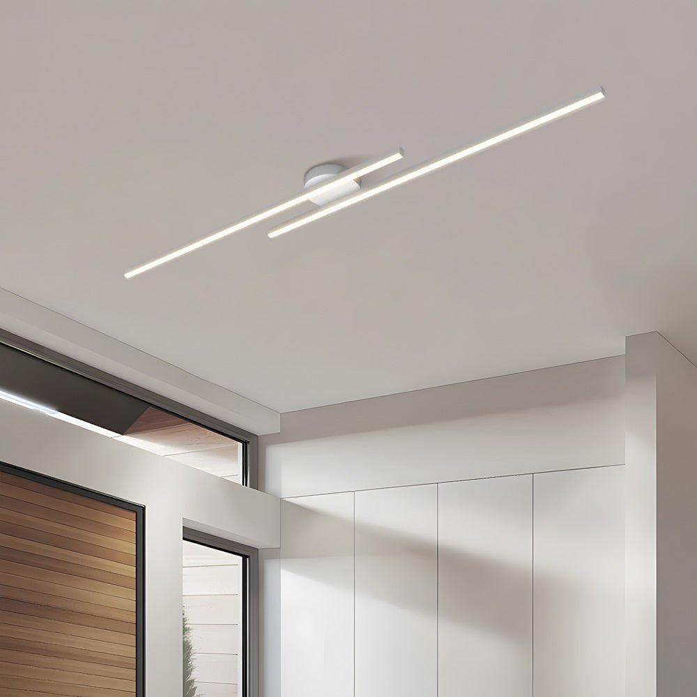 Variant image for Modern Aluminium Long Strip Semi Flush Mount LED Ceiling Light | Ceiling Light | Flush Mount Ceiling Light | LED Ceiling Lights | Ceiling Light Fixture | Indoor Lighting – Emeglin-14