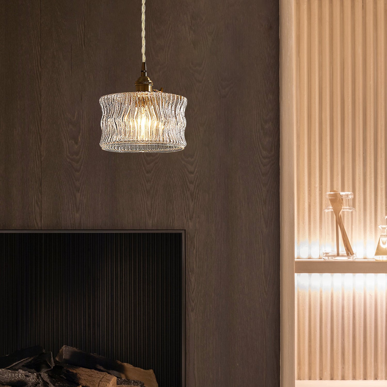 Modern Glass Shade Pendant Light