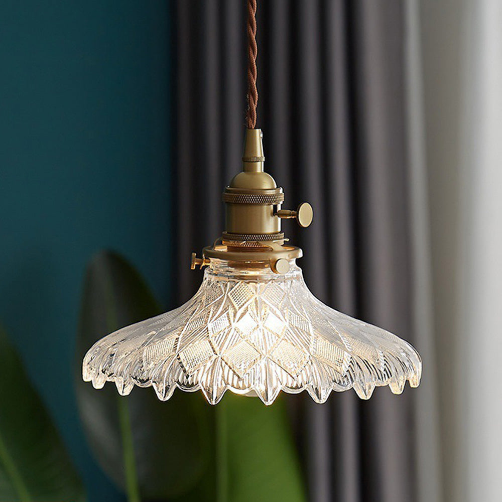Modern Small Glass Pendant Light