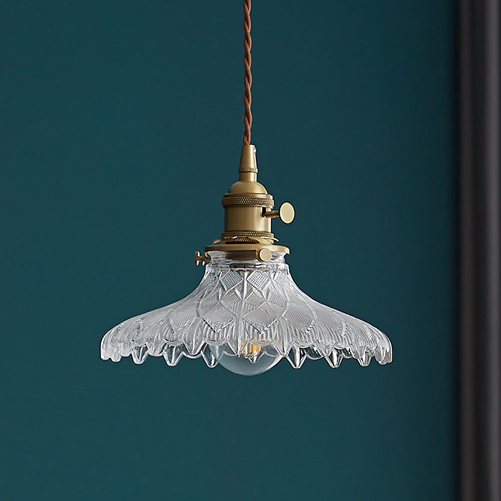 Modern Small Glass Pendant Light