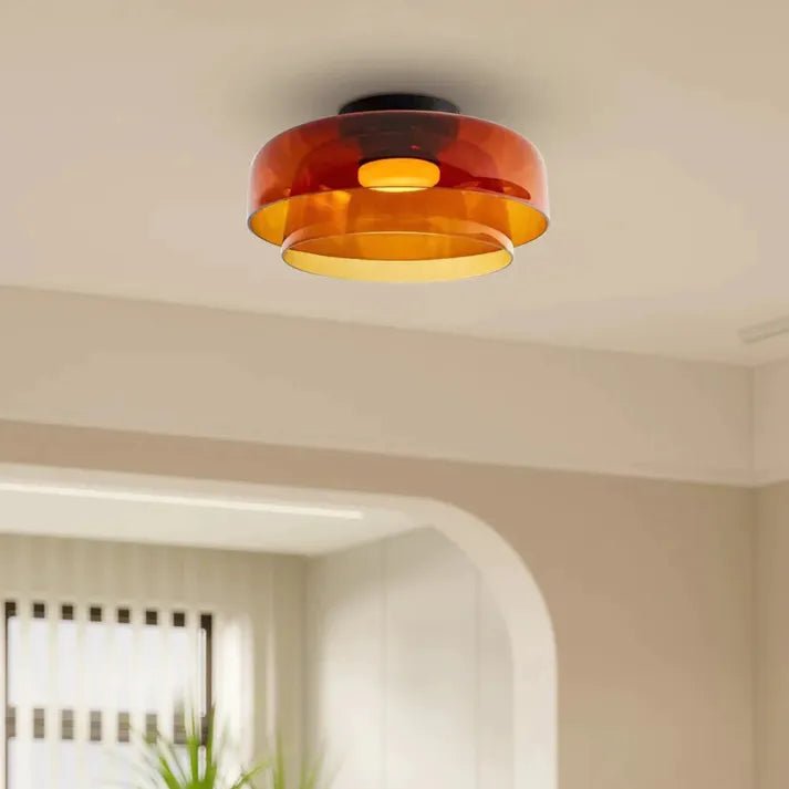 Variant image for Nordic Designer Glass Ceiling Lamp | Ceiling Light Fixture | LED Ceiling Lights | Glass Pendant Lights | Ceiling Lights – Emeglin-4