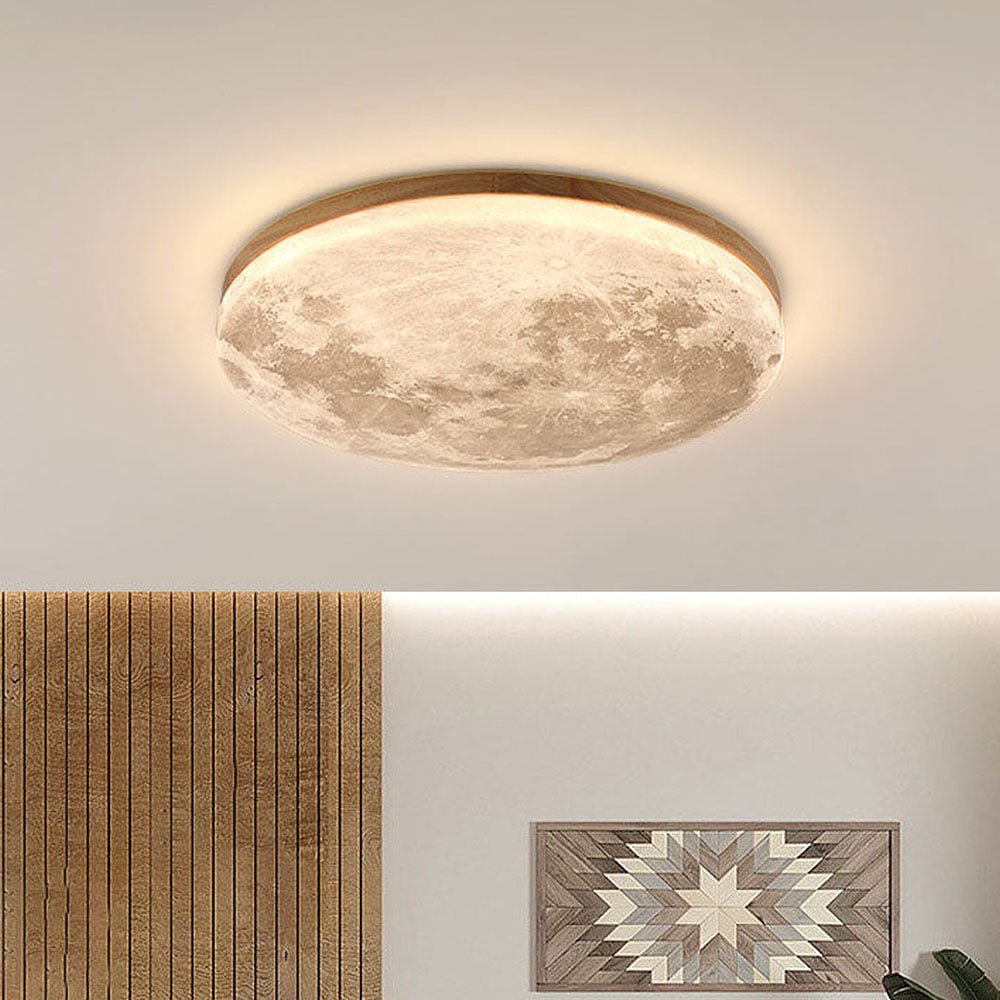 Variant image for Simple Minimalist Moon Round LED Ceiling Light | Flush Mount Ceiling Light | LED Ceiling Lights | Ceiling Light Fixture | Modern Ceiling Light – Emeglin-10