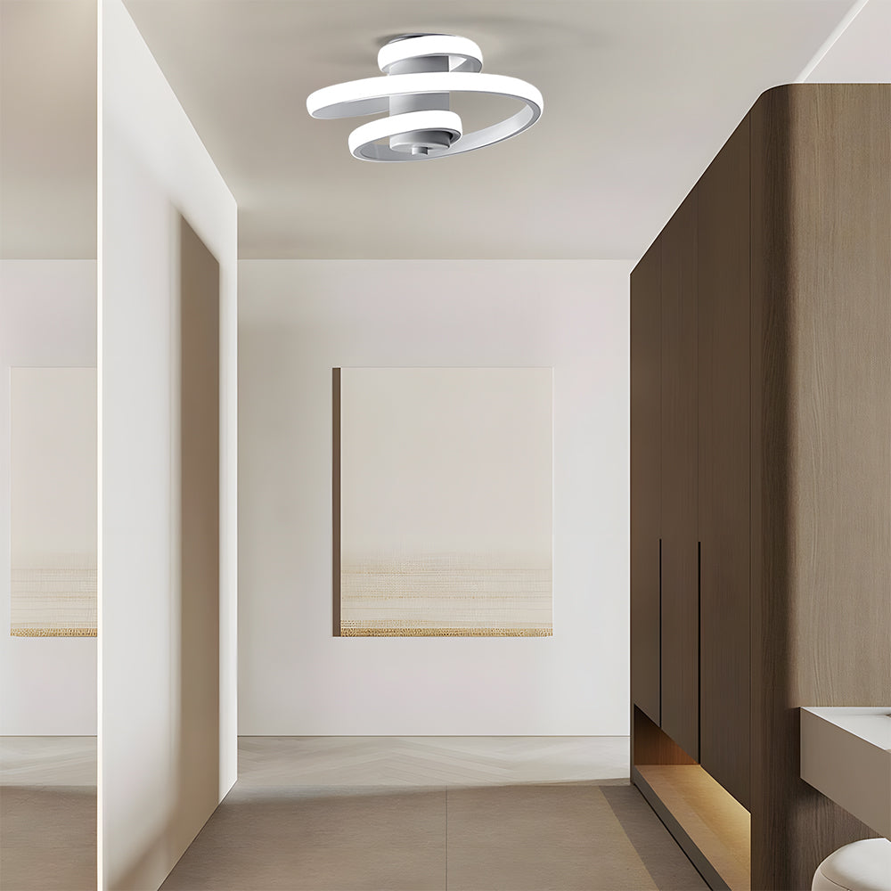 Nordic Spiral LED Ceiling Light