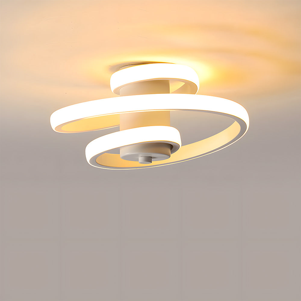 Nordic Spiral LED Ceiling Light