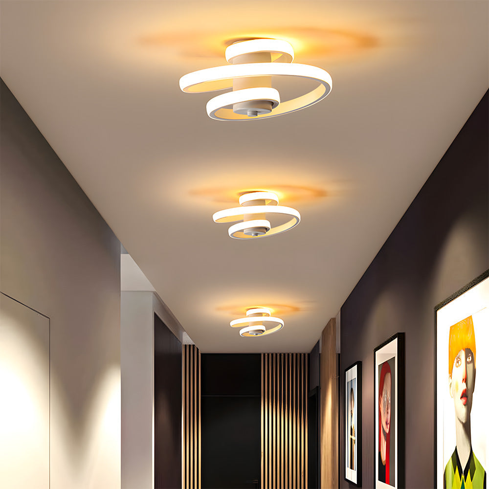 Nordic Spiral LED Ceiling Light