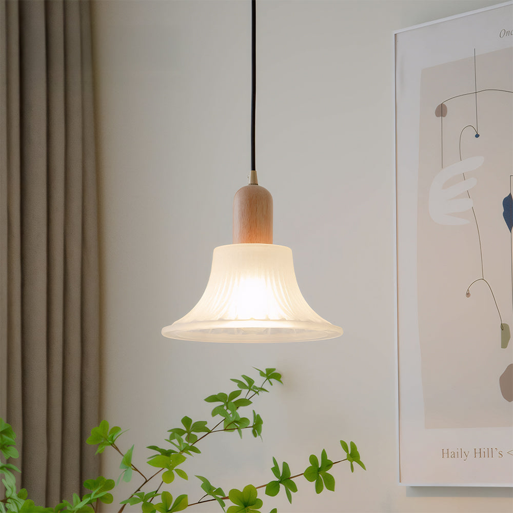 Retro Glass Shade Pendant Light