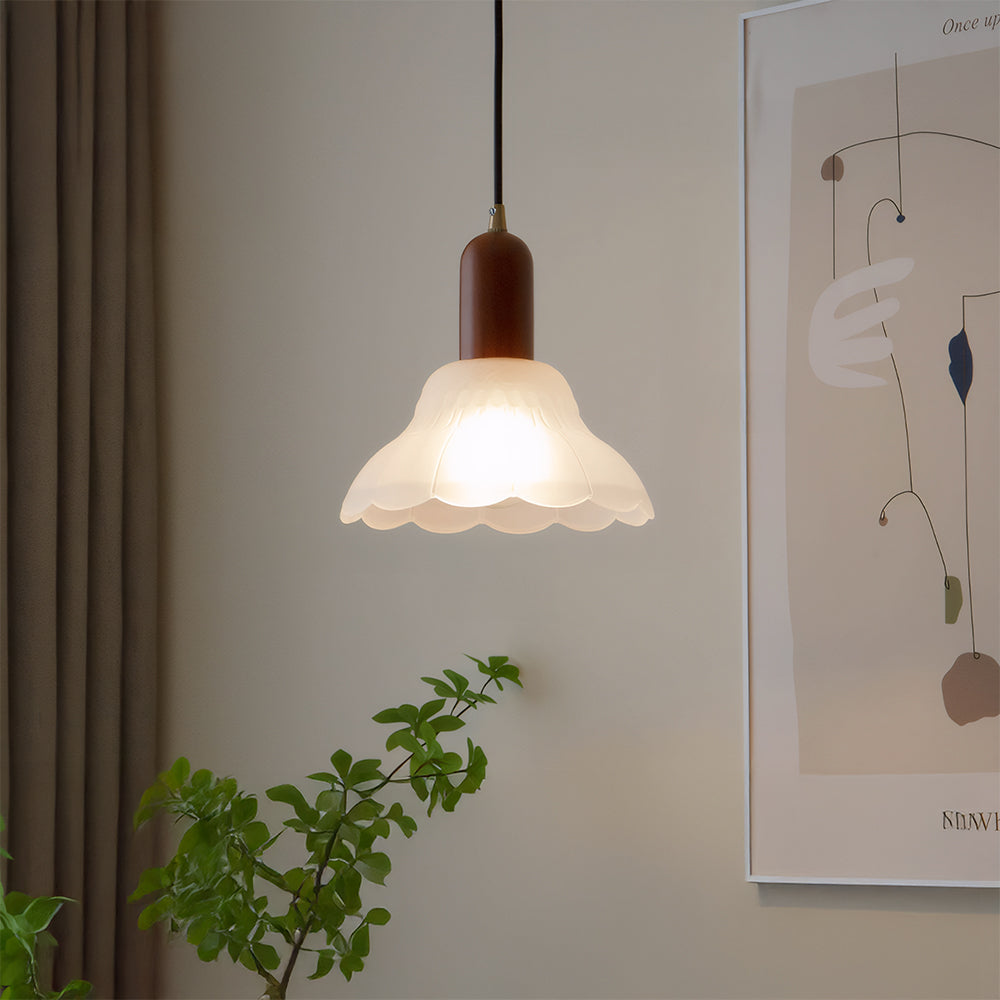 Retro Glass Shade Pendant Light