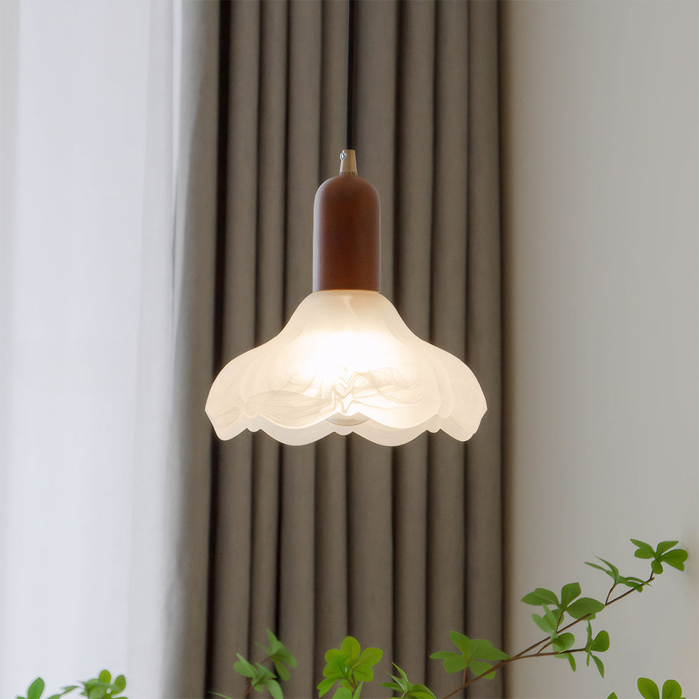 Retro Glass Shade Pendant Light