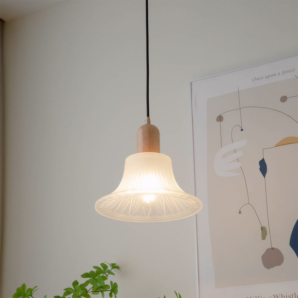 Retro Glass Shade Pendant Light