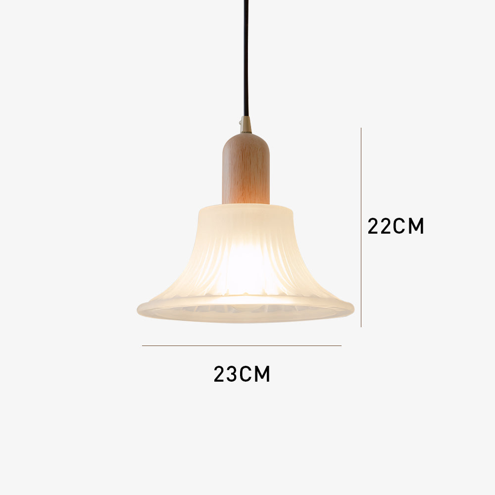 Retro Glass Shade Pendant Light