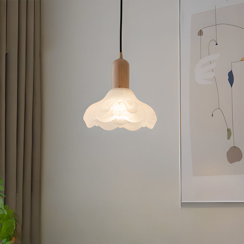 Retro Glass Shade Pendant Light