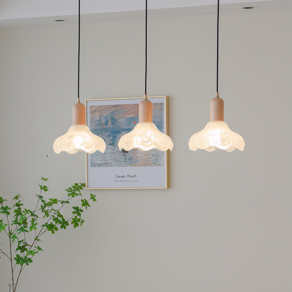 Retro Glass Shade Pendant Light