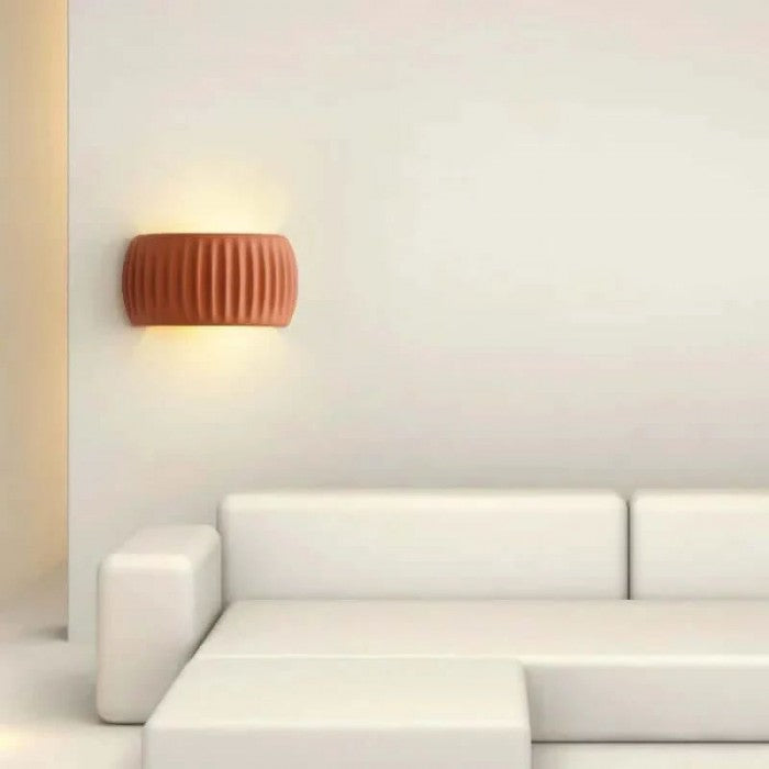 RibbedGlow Wall Lamp